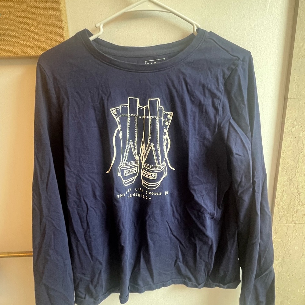 L.L. Bean Women’s Medium Blue Long Sleeve Tee